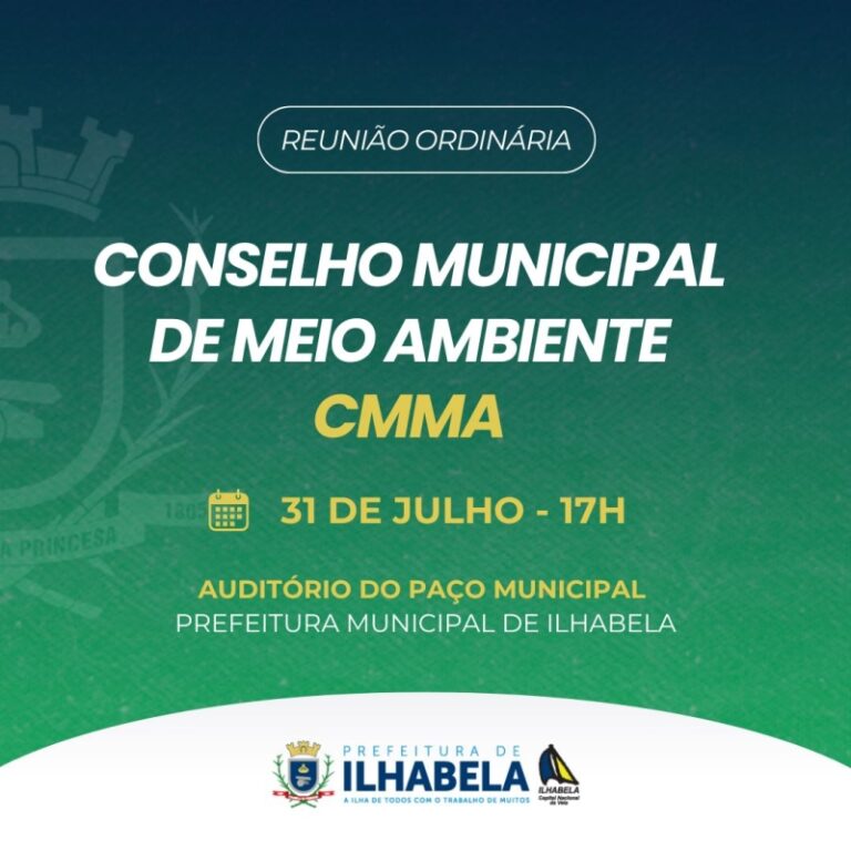Reunião do Conselho Municipal de Meio Ambiente de Ilhabela n...
