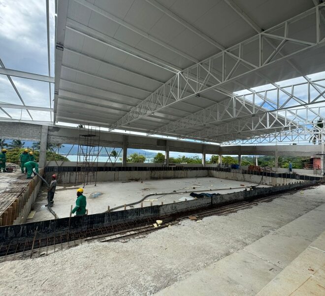 Ilhabela inicia cobertura de áreas públicas e espaços comuni...