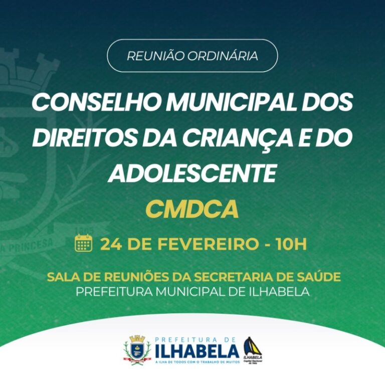 Conselho Municipal dos Direitos da Criança e do Adolescente:...