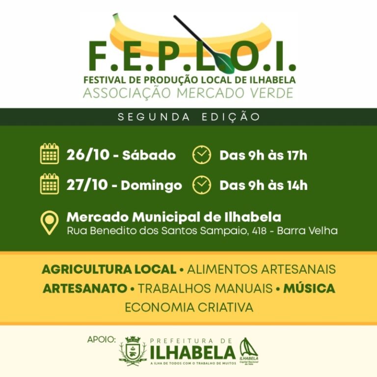 2ª Edição do Mercado Municipal de Ilhabela Acontece Este Fim...