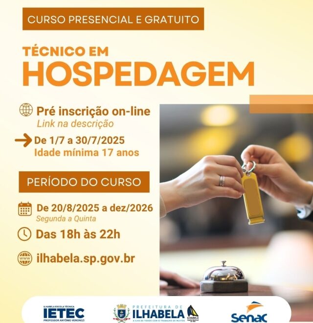 IETEC Ilhabela: Inscrições abertas para curso gratuito de Té...