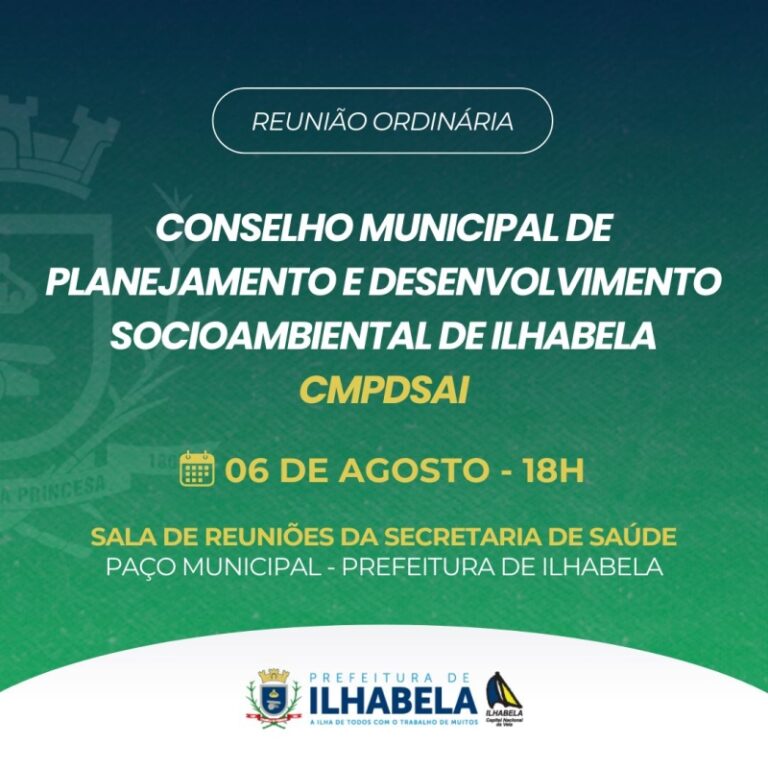 Reunião do Conselho Municipal de Planejamento Socioambiental...