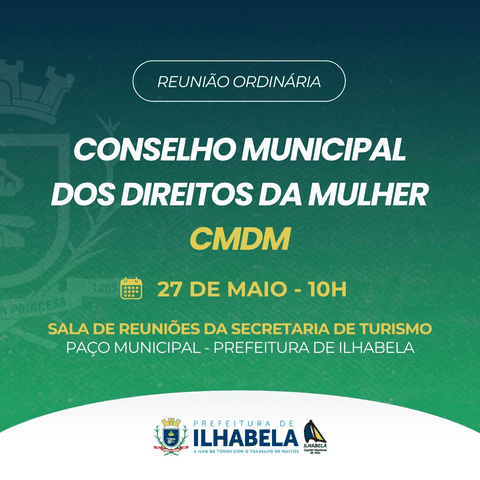 Reunião do Conselho Municipal dos Direitos da Mulher em Ilha...