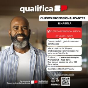 Curso Gratuito de Elétrica Residencial Básica: Inscrições Abertas em Ilhabela