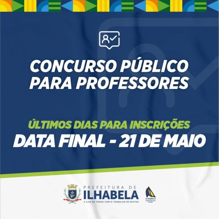 Últimos Dias para se Inscrever em…