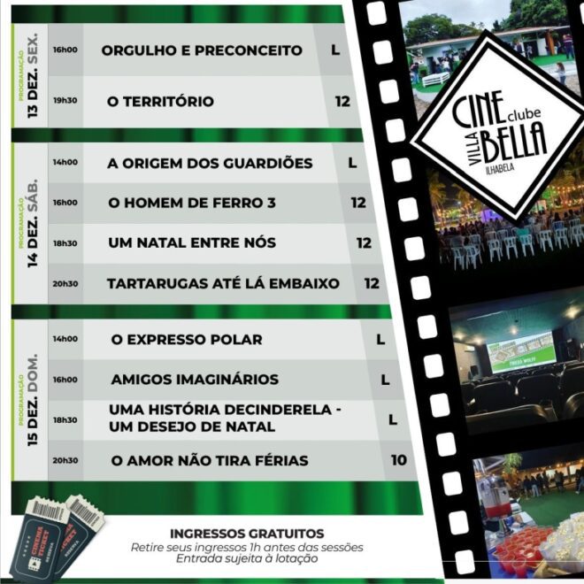 Cine Villa Bella e Clube de Ilhabela: Atrações Imperdíveis n...
