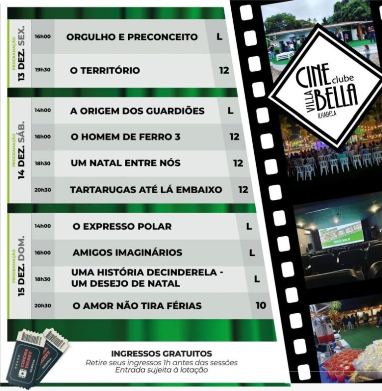 Cine Villa Bella e Clube de Ilhabela: Atrações Imperdíveis n...