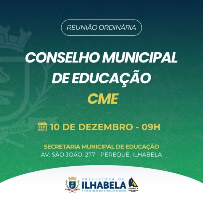Conselho Municipal de Educação promove reunião para discutir...