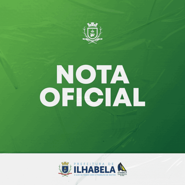 Nota Oficial sobre a Situação Atual de Ilhabela