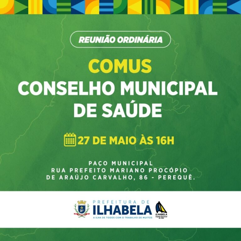 Conselho Municipal de Saúde muda data de reunião importante