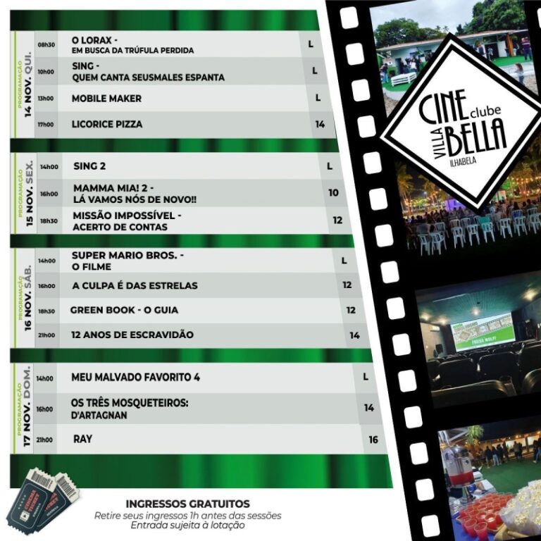 Cine Villa Bella e Clube: Cinema e Diversão em Ilhabela
