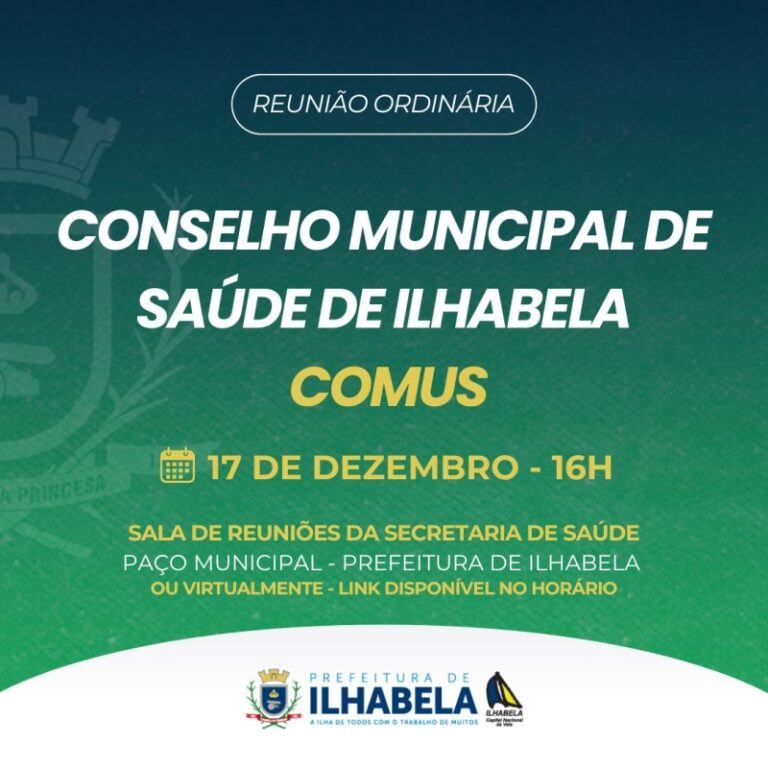 Conselho Municipal de Saúde promove importantes ações para a...
