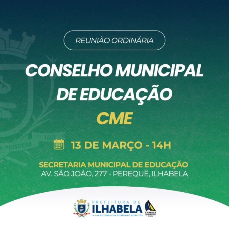 Conselho Municipal de Educação: Novas Diretrizes e Ações par...