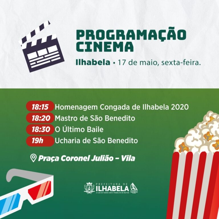 Cine Villa Bella e Clube de Ilhabela: Programação Imperdível...