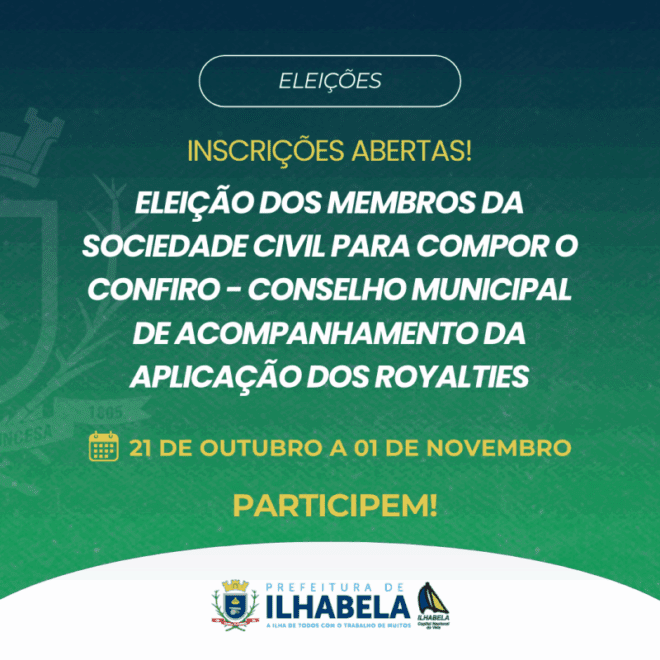 Inscrições Abertas para Concursos na Prefeitura de Ilhabela