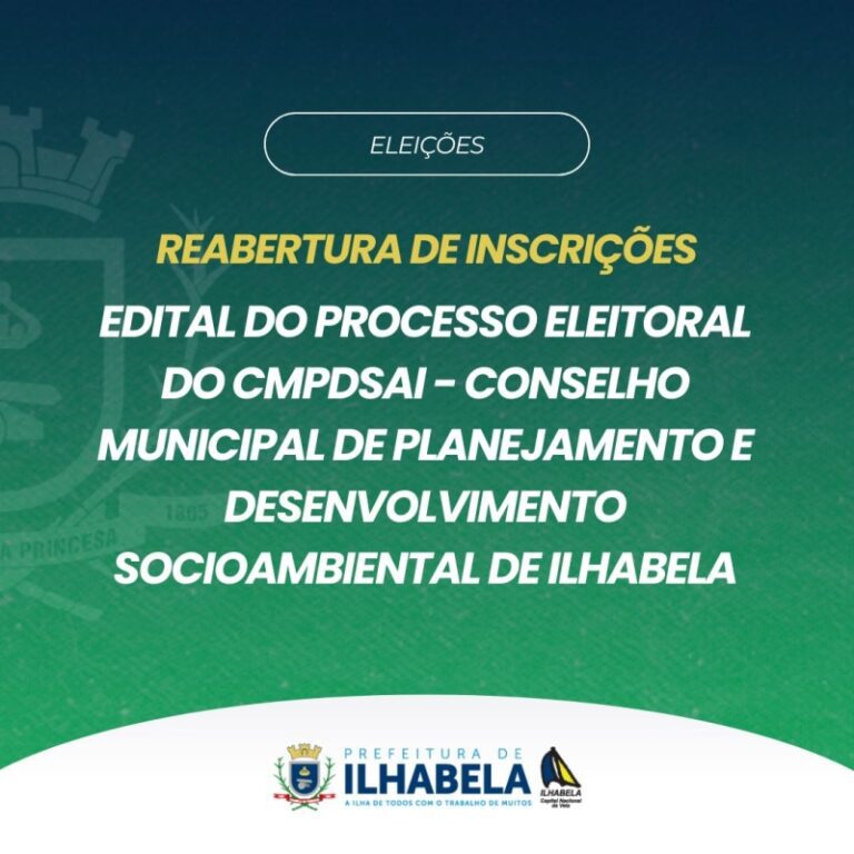 <p><strong>Inscrições Abertas para o Conselho de Planejament...