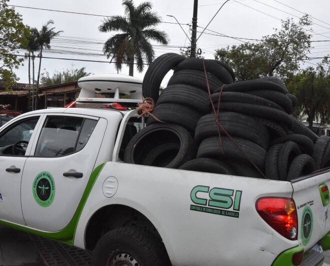 Ilhabela: Campanha de Descarte de Pneus Coleta Mais de 1 Ton...