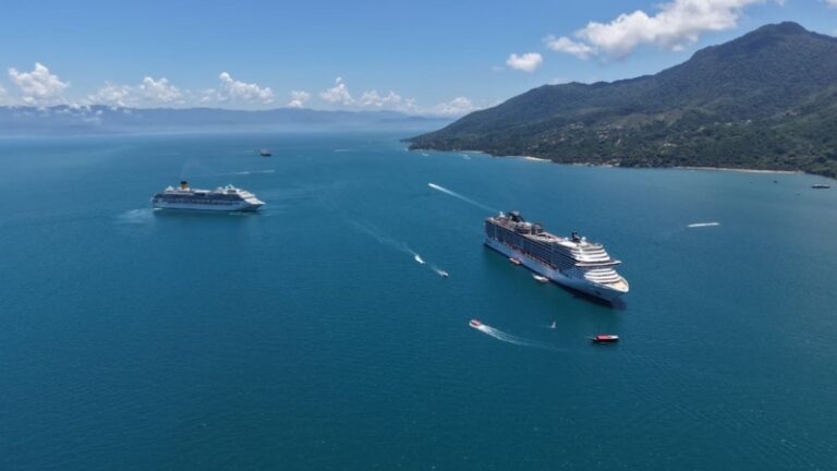 Ilhabela Recebe 12 Mil Passageiros de Navios de Cruzeiro