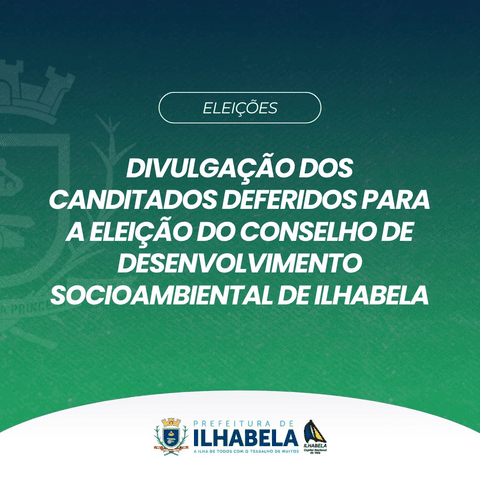 CMPDSAI: Candidatos Aprovados para Planejamento Socioambient...