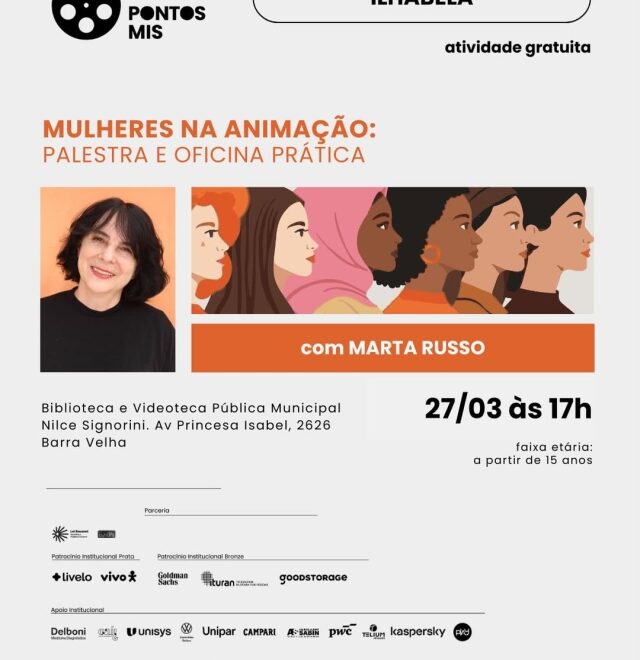 Inscrições Gratuitas: Oficina “Mulheres na Animação...
