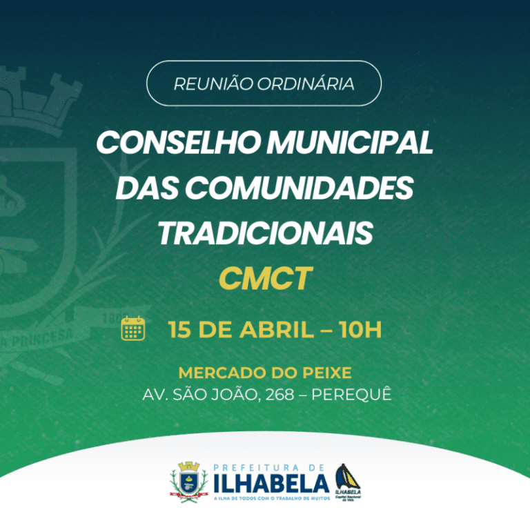 Reunião do Conselho das Comunidades Tradicionais: Quarta-fei...