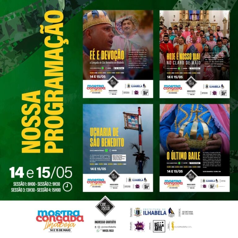 Cine Villa Bella: Documentários sobre a Congada de São Bened...