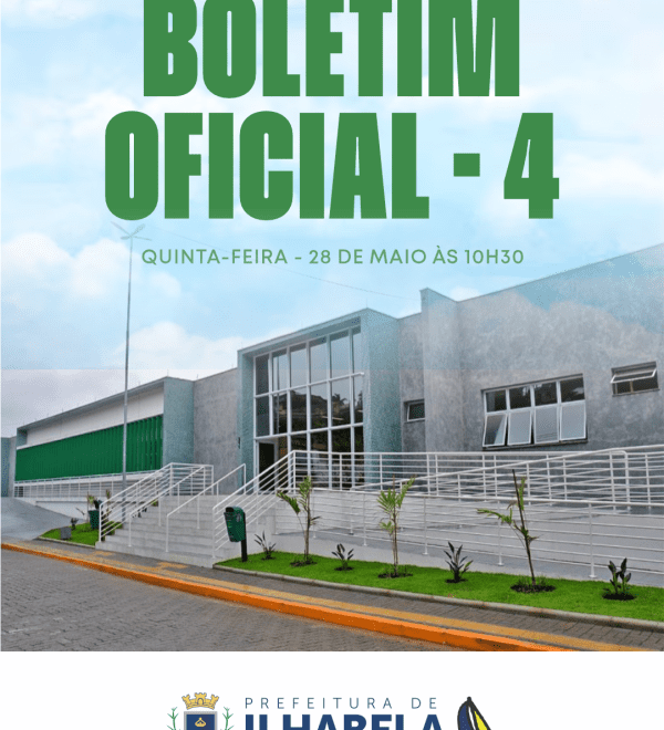 Boletim Oficial 4: Atualizações Importantes de Ilhabela