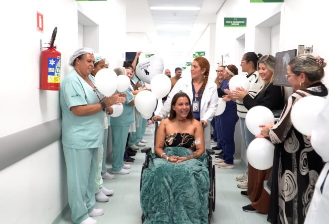 Hospital Municipal Anuncia Alta de Paciente Resgatada no Mar