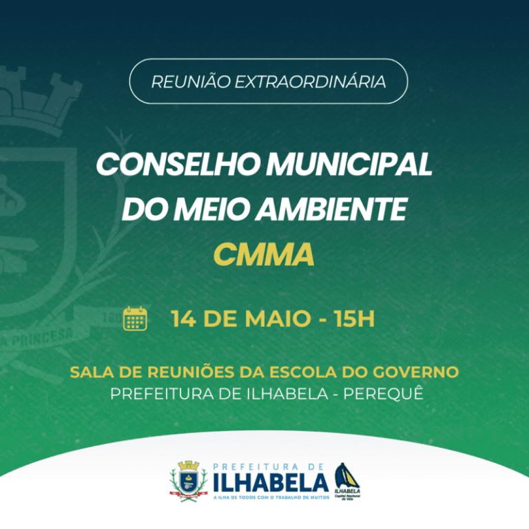 Reunião Extraordinária do Conselho Municipal do Meio Ambient...