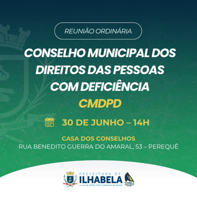 Reunião do Conselho da Pessoa com Deficiência de Ilhabela ne...