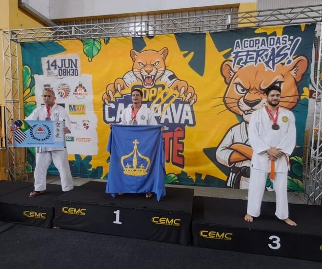 Ilhabela brilha na 27ª Copa Caçapava de Karatê com medalhas