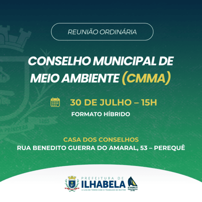 Reunião Híbrida do Conselho de Meio Ambiente de Ilhabela Nes...