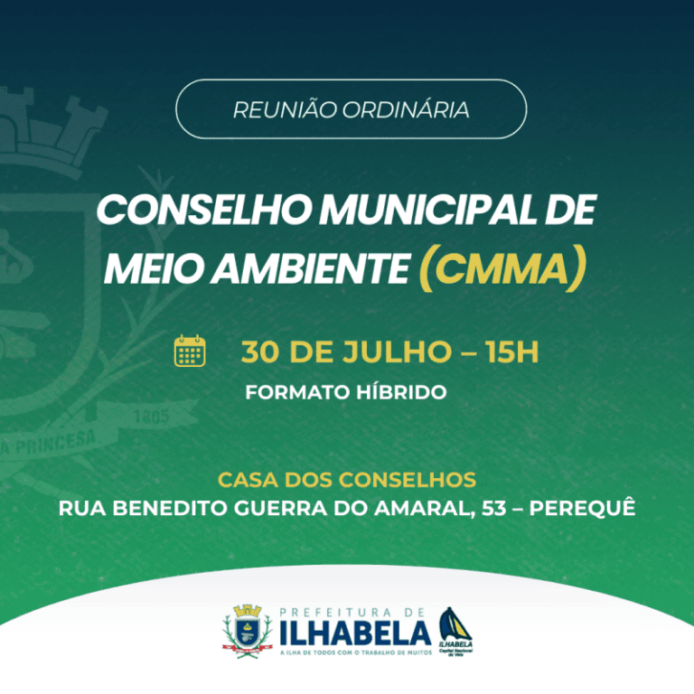 Reunião Híbrida do Conselho de Meio Ambiente de Ilhabela Nes...