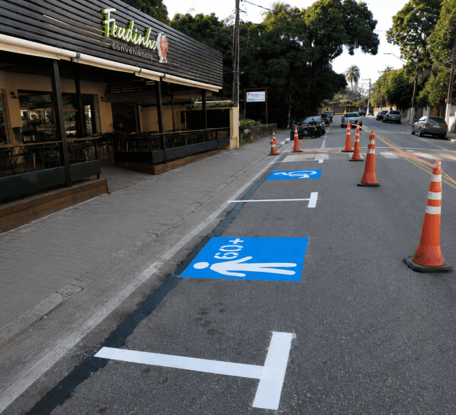 Novas Vagas de Estacionamento para Idosos e PCDs em Itaguass...